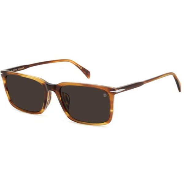 David Beckham DB 1163/F/S Asian Fit EX4/70 Men's Sunglasses Brown Size 58