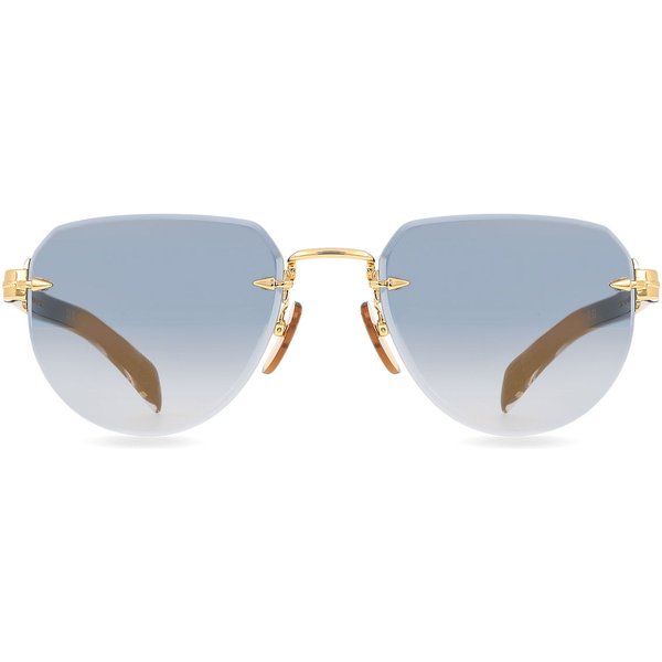 David Beckham DB 7144/S RHL/1V Men's Sunglasses Gold Size 55