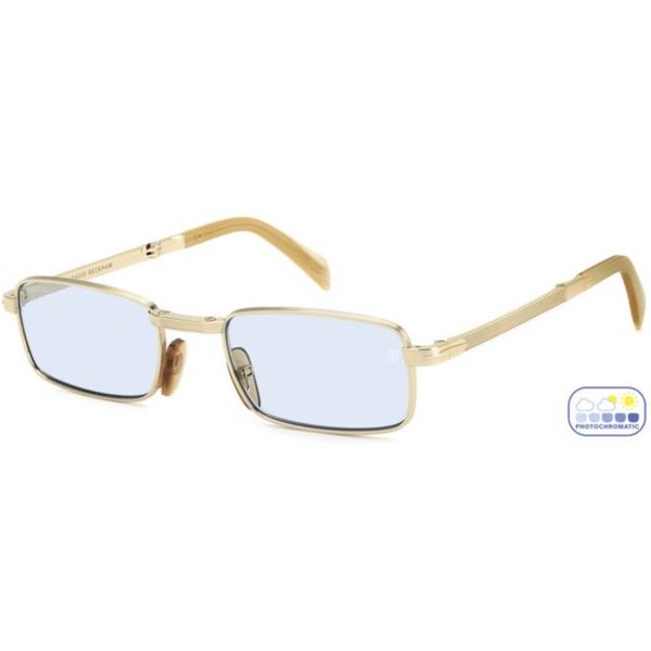 David Beckham DB 99/ORIGAMI IDA/QZ Men's Sunglasses Gold Size 53