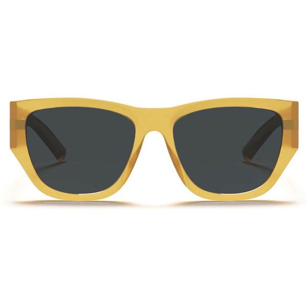 HANUKEii Creta HK-021-03 Men's Sunglasses Yellow Size 144