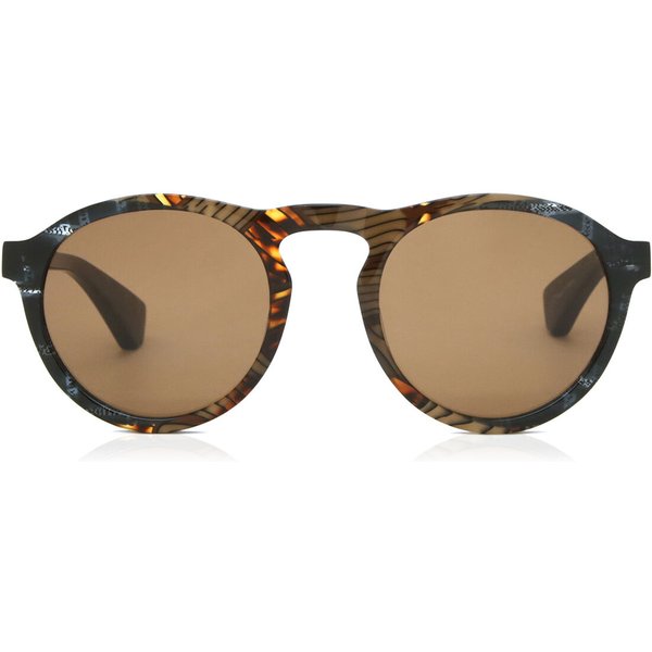 Alyson Magee AM5011 167 Men's Sunglasses Black Size 49