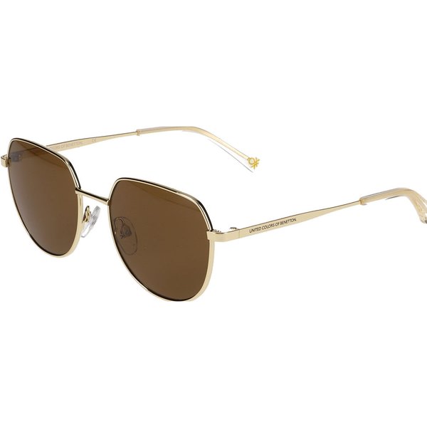 United Colors of Benetton 7029 400 Women’s Sunglasses Gold Size 51