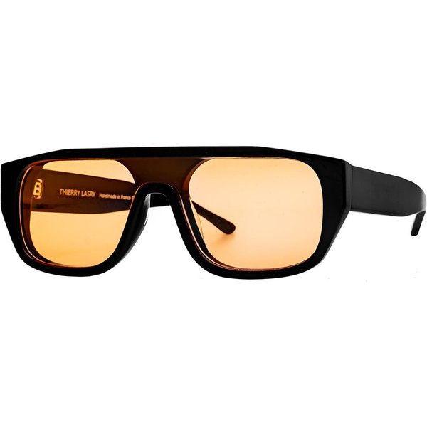 Thierry Lasry Klassy 101 ORANGE Men's Sunglasses Black Size 56