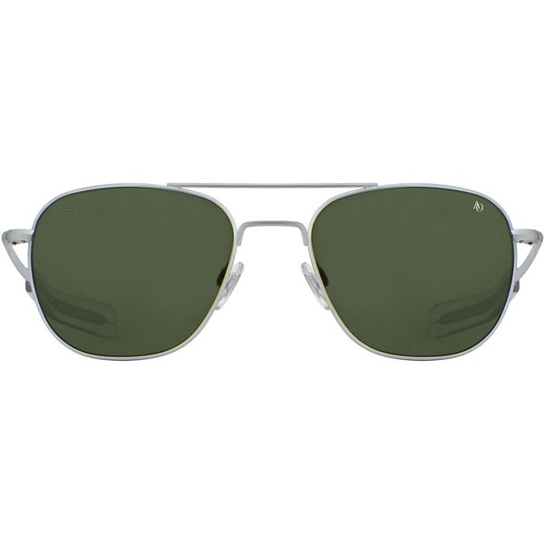 American Optical ORIGINAL PILOT Polarized 4GNNP Men's Sunglasses Silver Size 52