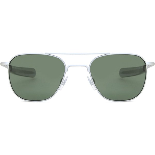 American Optical Original Pilot 4GNG Men's Sunglasses Silver Size 52