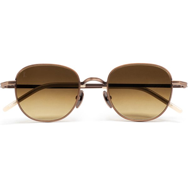 Kaleos Knight C3 Men's Sunglasses Gold Size 49