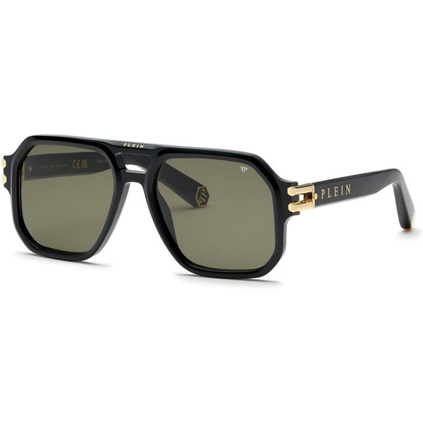 Philipp Plein SPP148M 0700 Men's Sunglasses Black Size 57