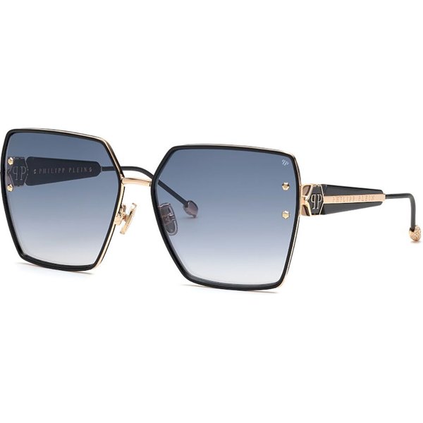 Philipp Plein SPP122W 0300 Women’s Sunglasses Gold Size 65