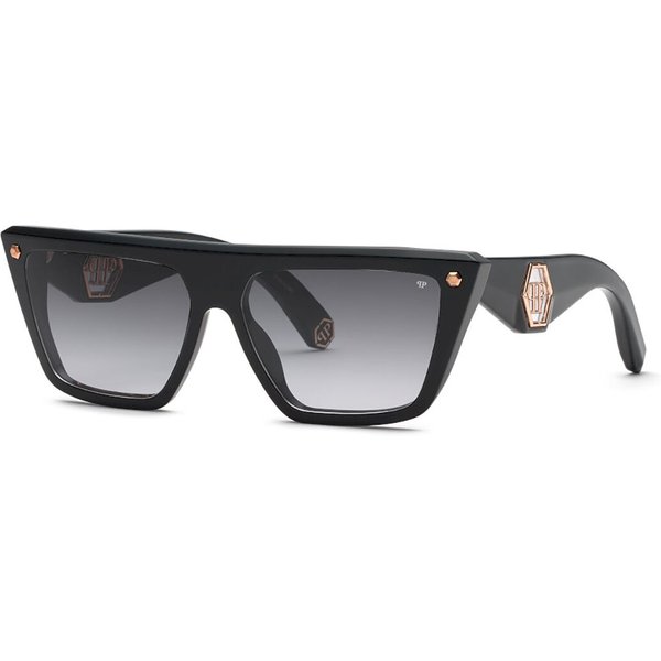 Philipp Plein SPP177 0700 Women’s Sunglasses Black Size 58