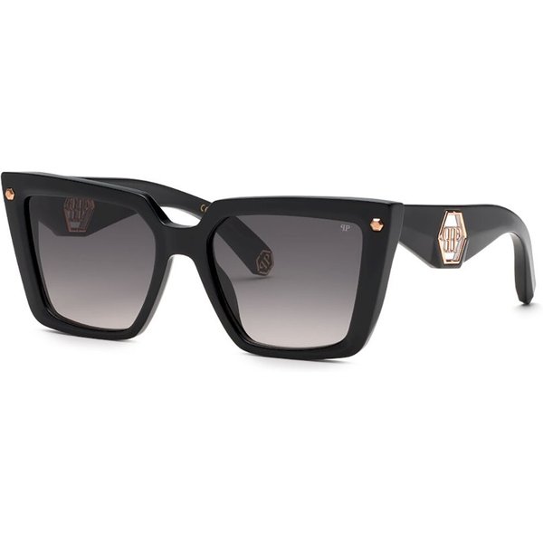 Philipp Plein SPP178 0700 Women’s Sunglasses Black Size 56