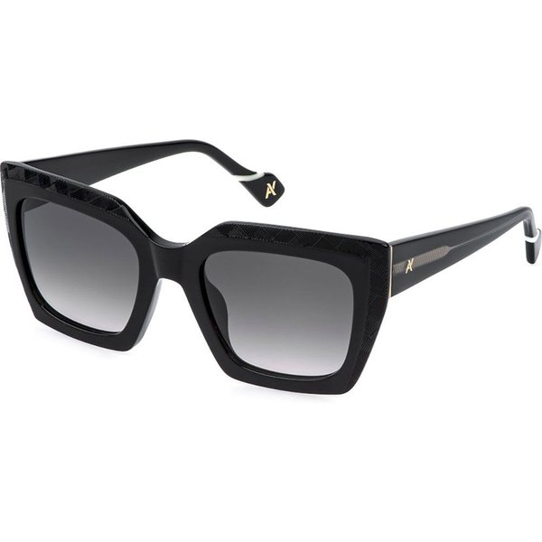 Yalea SYA220 ELZA 0700 Women’s Sunglasses Black Size 53