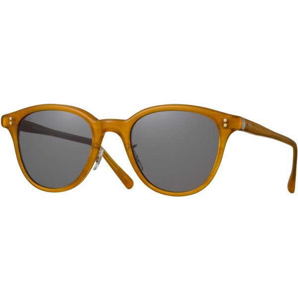 Eyevan Weber Polarized MOR Men's Sunglasses Orange Size 50