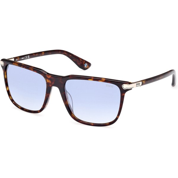 BMW BW0037 52W Men's Sunglasses Tortoiseshell Size 56