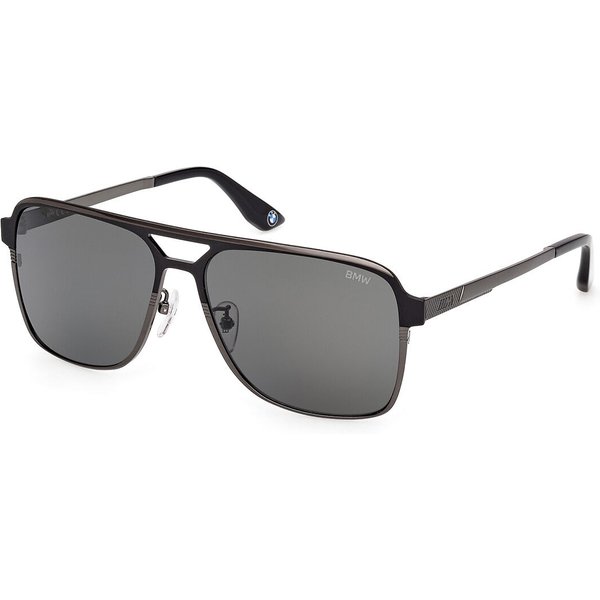 BMW BW0069-H Polarized 02D Men's Sunglasses Black Size 59