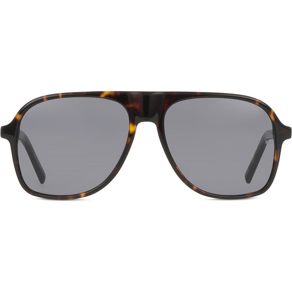 Messy Weekend SUMI Dark Havana Deep Grey Men's Sunglasses Tortoiseshell Size 57