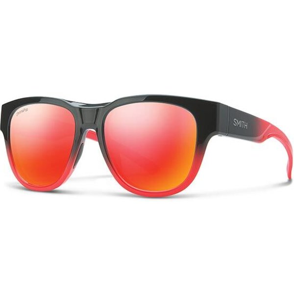 Smith ROUNDER HWS/X6 Men's Sunglasses Red Size 52