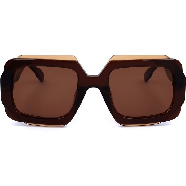 Kartell KL509S 02 Men's Sunglasses Brown Size 52