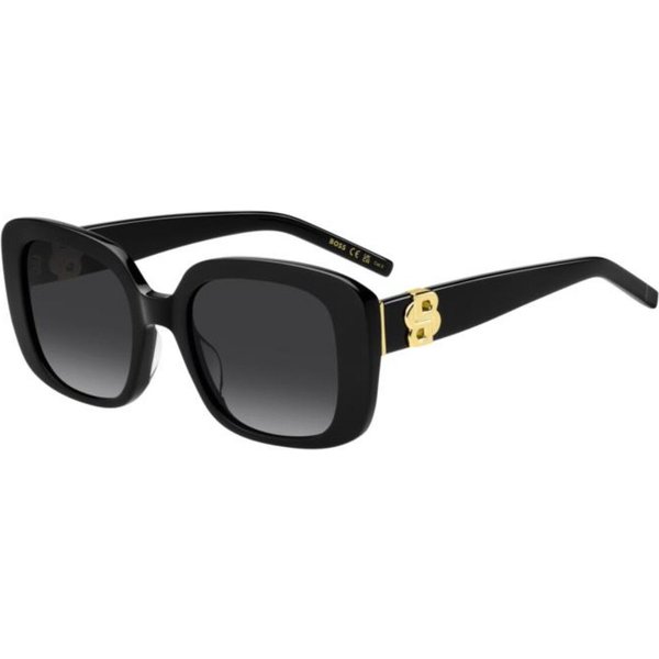 BOSS 1791/G/S Asian Fit 807/9O Women’s Sunglasses Black Size 52