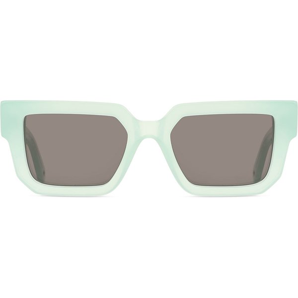 Off-White SILVERSTONE 5307 Men's Sunglasses Green Size 52