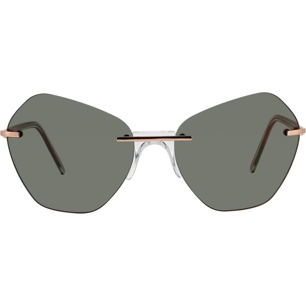 ANDY WOLF Calla F Women’s Sunglasses Gold Size 59