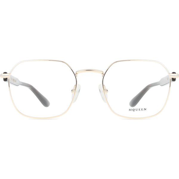 アレキサンダーマックイーン Alexander McQueen AM0499O アジアフィット 003 サングラス - 男性用 - 金色