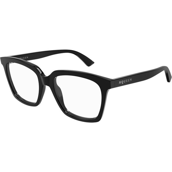 Alexander McQueen AM0513O 001 Women’s Eyeglasses Black Size 53 - Blue Light Block Available