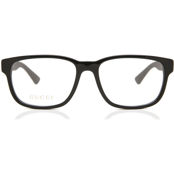 Gucci GG0011O 005 Men's Eyeglasses Black Size 55 - Blue Light Block Available