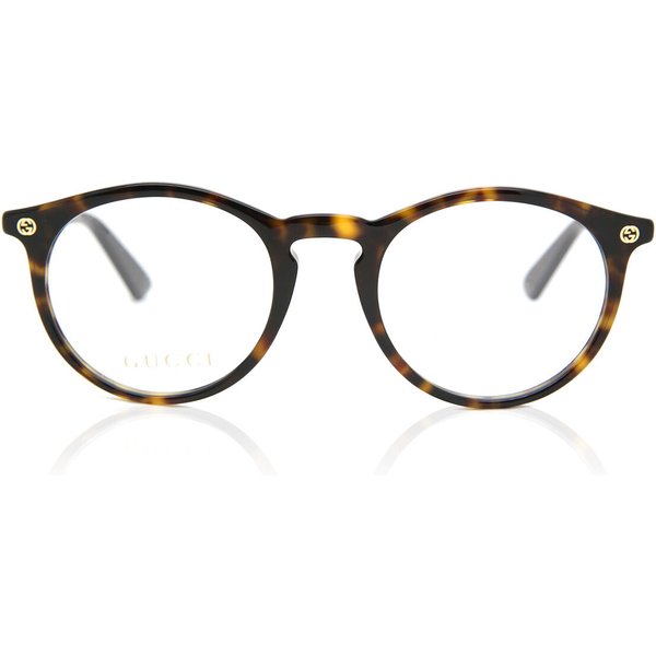 Gucci GG0121O 002 Men's Eyeglasses Tortoiseshell Size 49 - Blue Light Block Available