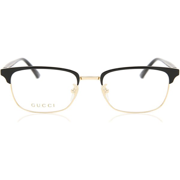 Gucci GG0131O 001 Men's Eyeglasses Black Size 53 - Blue Light Block Available