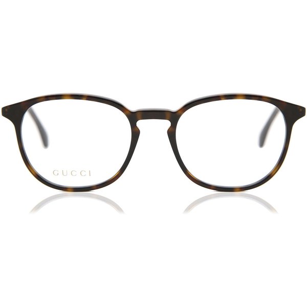 Gucci GG0551O 002 Men's Eyeglasses Tortoiseshell Size 50 - Blue Light Block Available