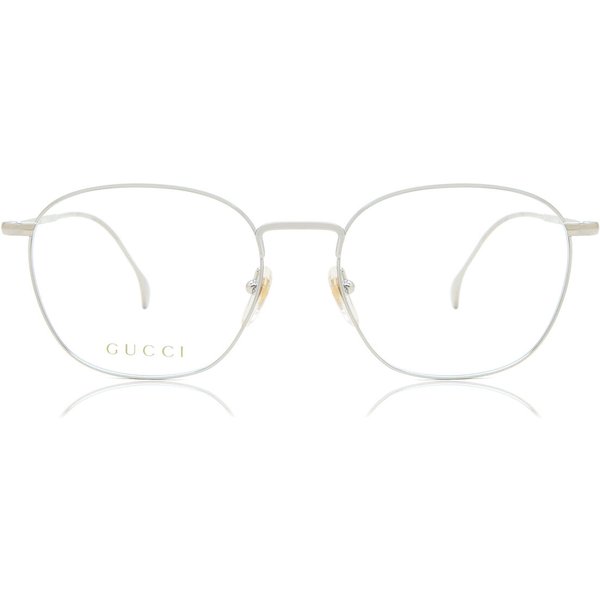 Gucci GG1186O 004 Men's Eyeglasses Silver Size 54 - Blue Light Block Available