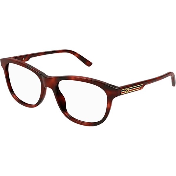 Gucci GG1292O 002 Men's Eyeglasses Tortoiseshell Size 55 - Blue Light Block Available