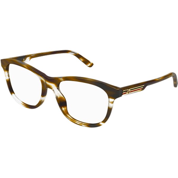 Gucci GG1292O 003 Men's Eyeglasses Tortoiseshell Size 55 - Blue Light Block Available