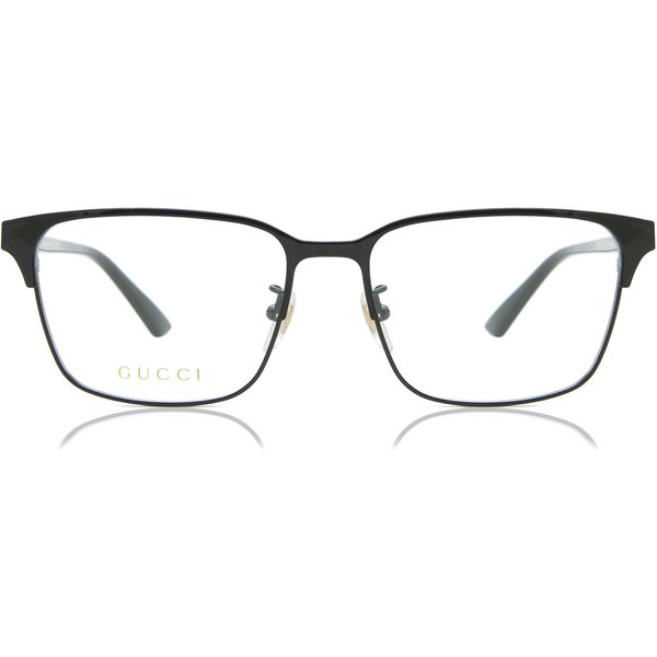 Gucci GG0756OA Asian Fit 001 Men's Eyeglasses Black Size 56 - Blue Light Block Available