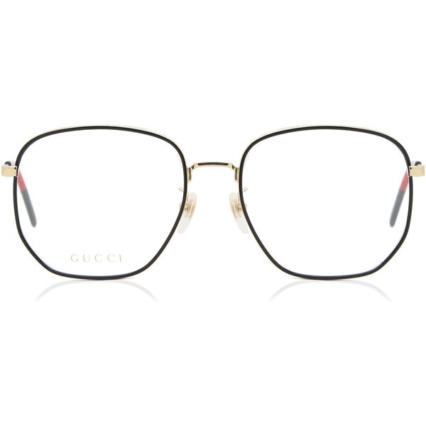 Gucci GG1197OA Asian Fit 001 Women’s Eyeglasses Gold Size 56 - Blue Light Block Available