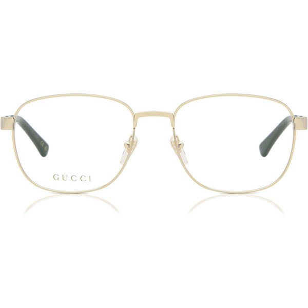 Gucci GG1225O 002 Men's Eyeglasses Gold Size 56 - Blue Light Block Available