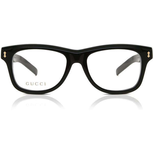 Gucci GG1526O 001 Men's Eyeglasses Black Size 52 - Blue Light Block Available