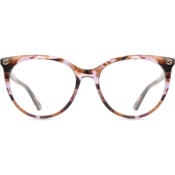 Gucci GG0093O 009 Women’s Eyeglasses Tortoiseshell Size 53 - Blue Light Block Available