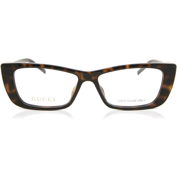 Gucci GG1682O 003 Women’s Eyeglasses Tortoiseshell Size 53 - Blue Light Block Available