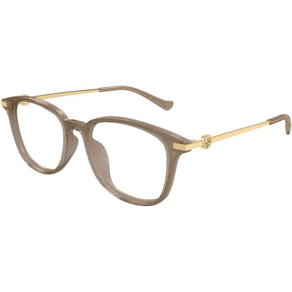 Gucci GG1745OA Asian Fit 002 Women’s Eyeglasses Brown Size 53 - Blue Light Block Available