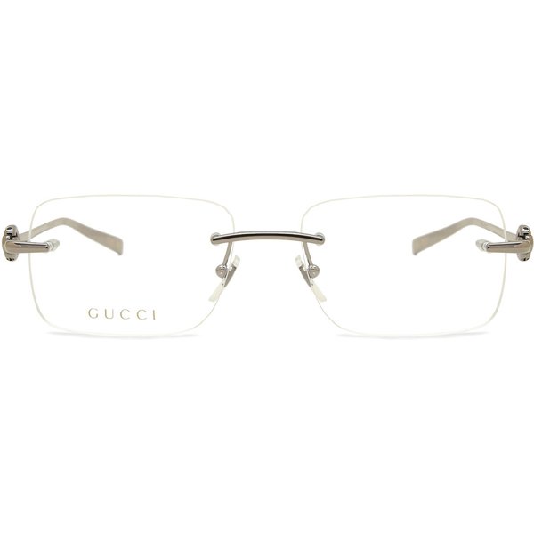 Gucci GG1703O 001 Men's Eyeglasses Gunmetal Size 55 - Blue Light Block Available