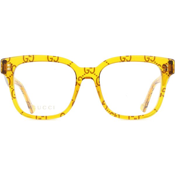 Gucci GG0958O 012 Women’s Eyeglasses Yellow Size 52 - Blue Light Block Available