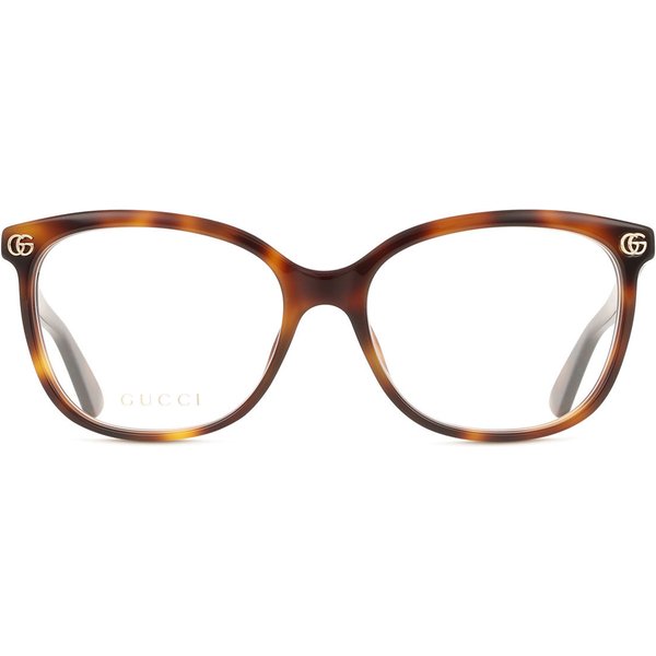 Gucci GG1816O 006 Women’s Eyeglasses Tortoiseshell Size 54 - Blue Light Block Available