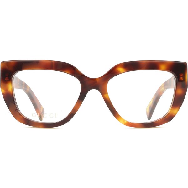 Gucci GG1847O 002 Women’s Eyeglasses Tortoiseshell Size 53 - Blue Light Block Available