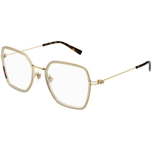 Gucci GG1850O 003 Women’s Eyeglasses Yellow Size 51 - Blue Light Block Available