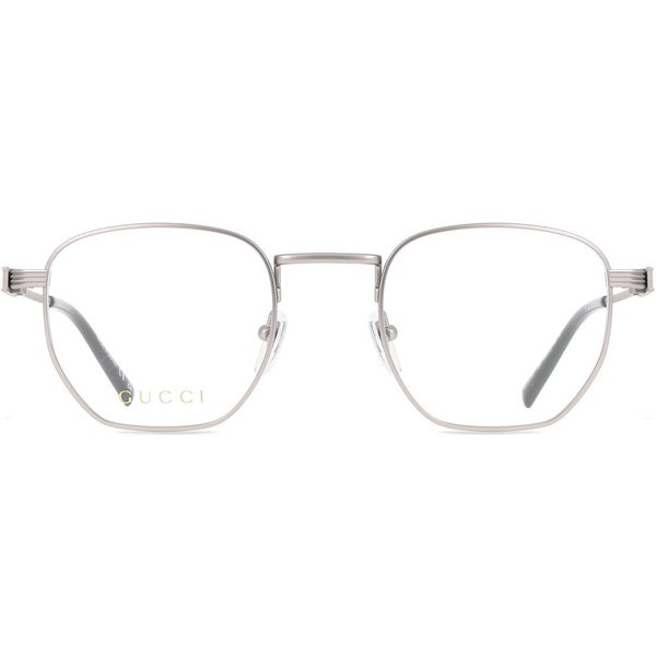 Gucci GG1878O 002 Men's Eyeglasses Gunmetal Size 49 - Blue Light Block Available