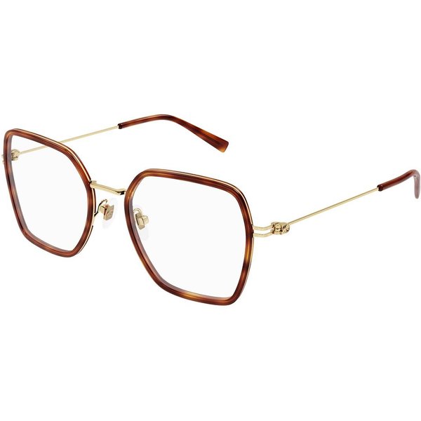 Gucci GG1850O 002 Women’s Eyeglasses Tortoiseshell Size 51 - Blue Light Block Available