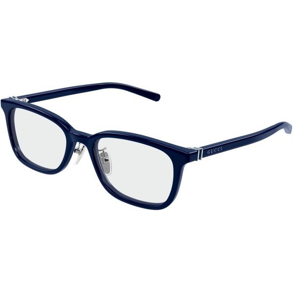 Gucci GG2002OJ Asian Fit 003 Men's Eyeglasses Blue Size 53 - Blue Light Block Available