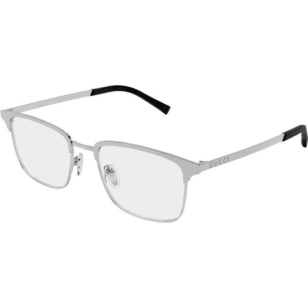 Gucci GG2135O 005 Men's Eyeglasses Gunmetal Size 56 - Blue Light Block Available