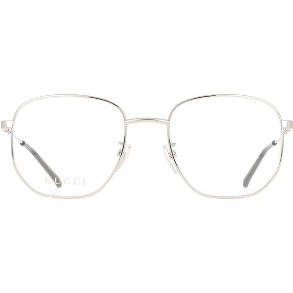 Gucci GG2140OK Asian Fit 002 Men's Eyeglasses Silver Size 53 - Blue Light Block Available